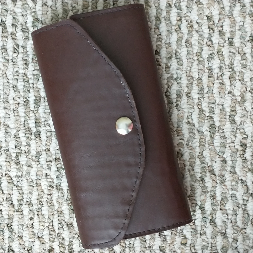 Handcrafted Brown Leather Wallet